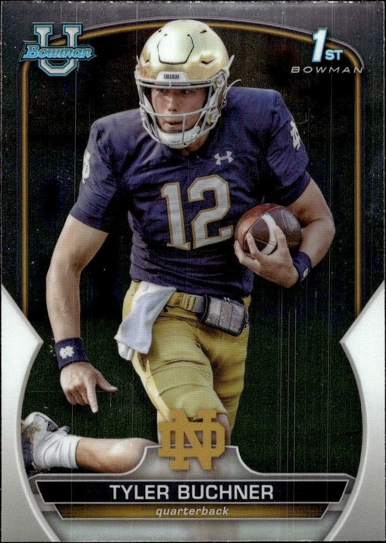 2022 Bowman University Chrome Tyler Buchner #24 trading card