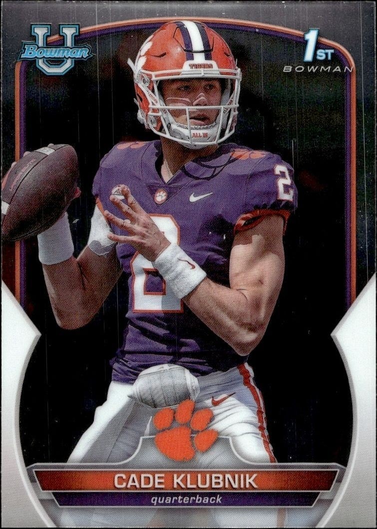 2022 Bowman University Chrome Cade Klubnik #42 trading card