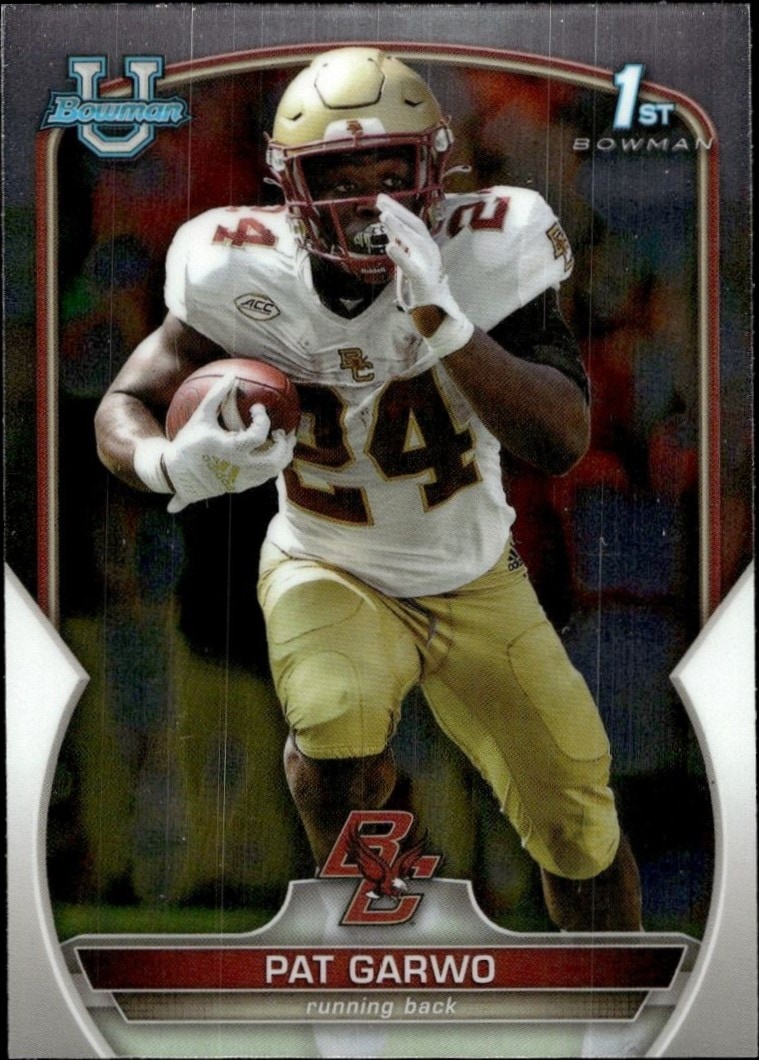2022 Bowman University Chrome Pat Garwo #40 trading card