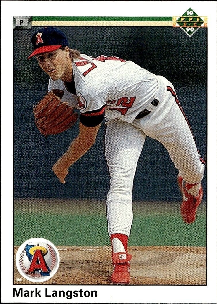 1990 Upper-Deck High Number Mark Langston #783 trading card