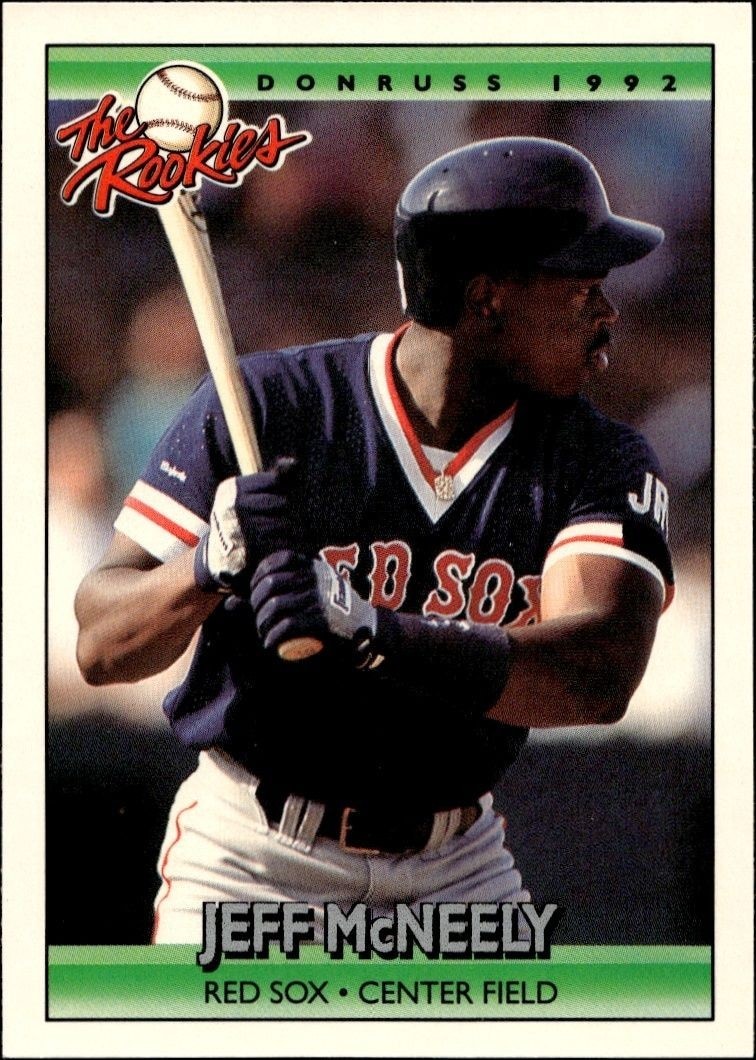 1992 Donruss The Rookies Jeff McNeely #75 trading card