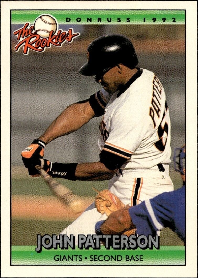 1992 Donruss The Rookies John Patterson #89 trading card