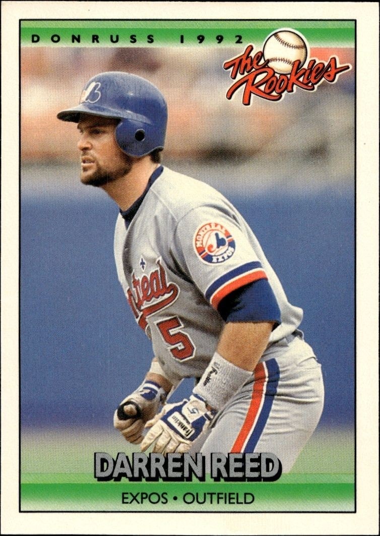 1992 Donruss The Rookies Darren Reed #101 trading card