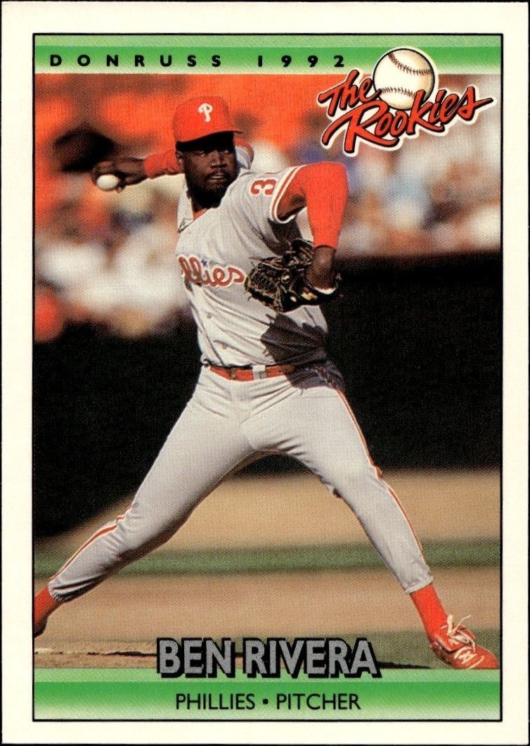 1992 Donruss The Rookies Ben Rivera #104 trading card