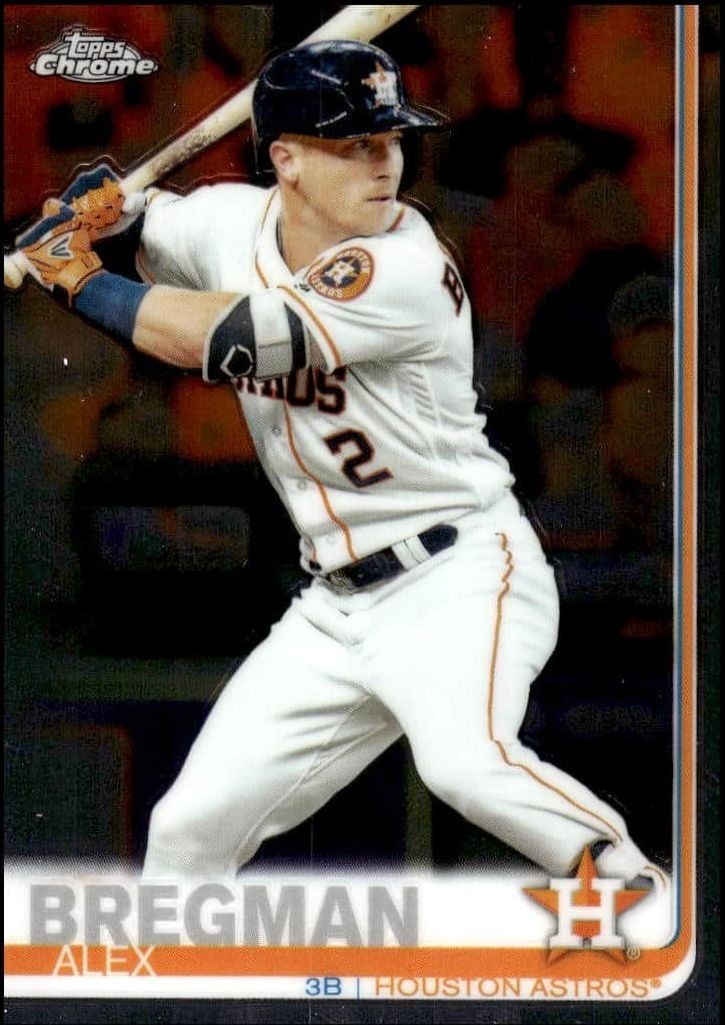 2019 Topps Chrome Alex Bregman #19 trading card