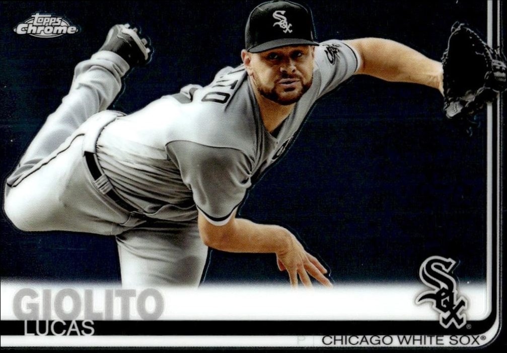2019 Topps Chrome Lucas Giolito #70 baseball trading card front
