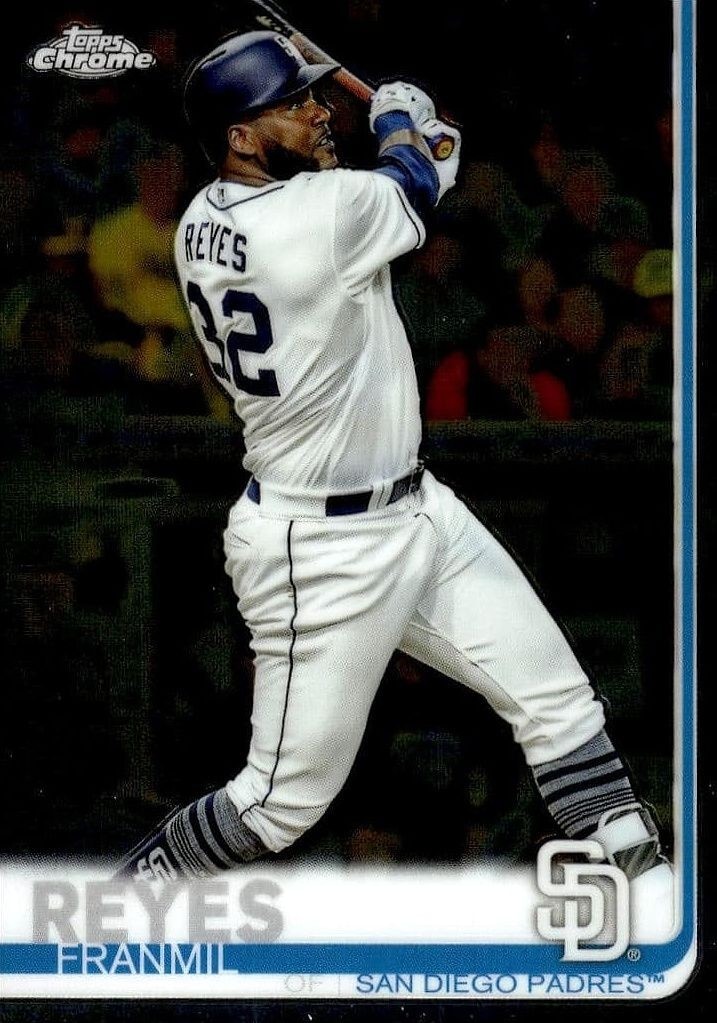 2019 Topps Chrome Franmil Reyes #92 trading card