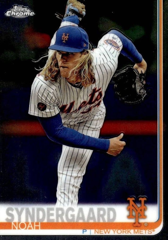 2019 Topps Chrome Noah Syndergaard #131 trading card