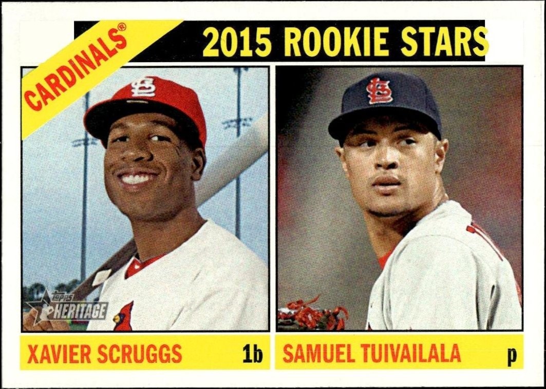 2015 Topps Heritage Samuel Tuivailala #179 trading card