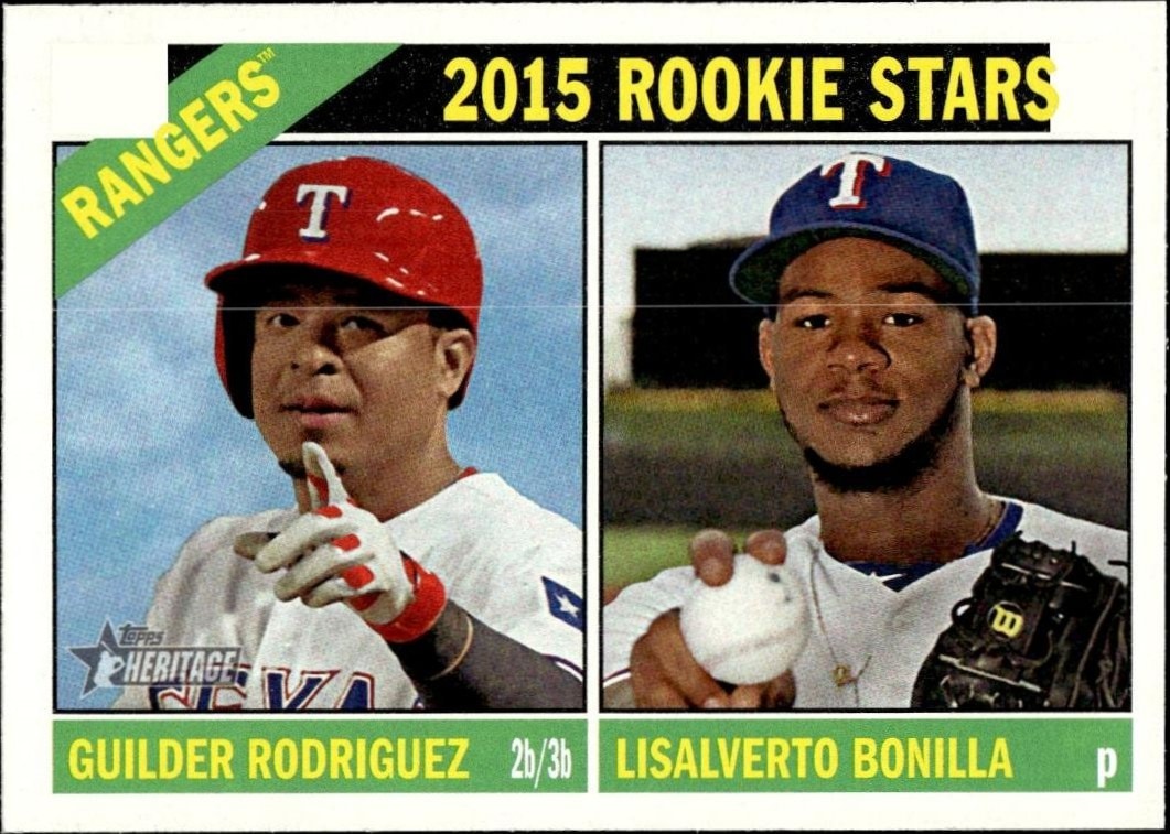 2015 Topps Heritage Guilder Rodriguez #146 trading card