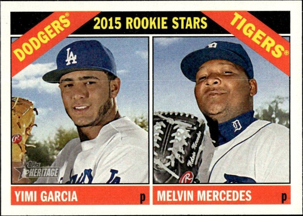 2015 Topps Heritage Yimi Garcia #288 trading card