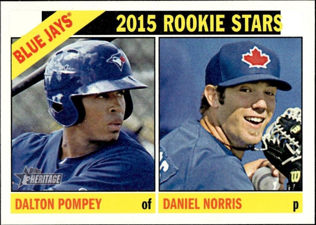 2015 Topps Heritage Dalton Pompey #333 trading card