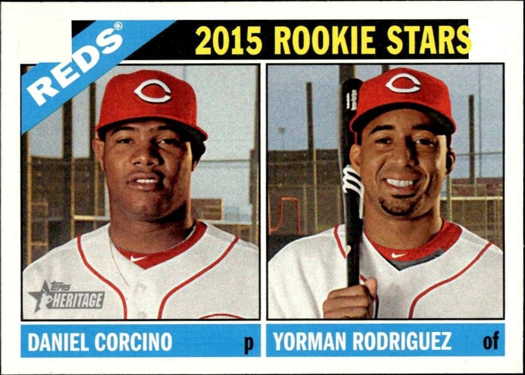 2015 Topps Heritage Daniel Corcino #311 trading card