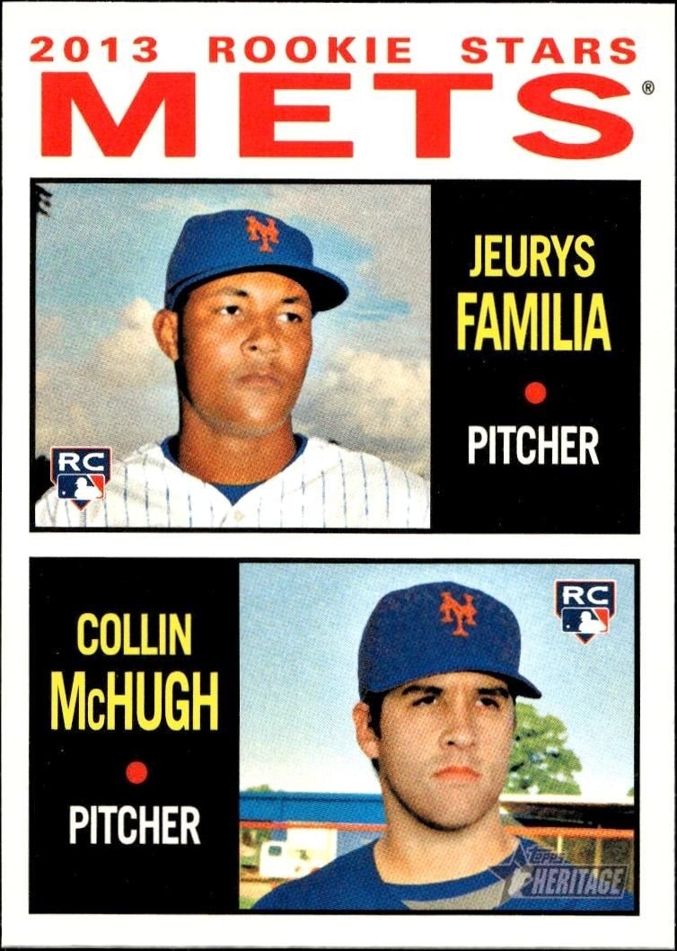 2013 Topps Heritage Jeurys Familia #398 trading card