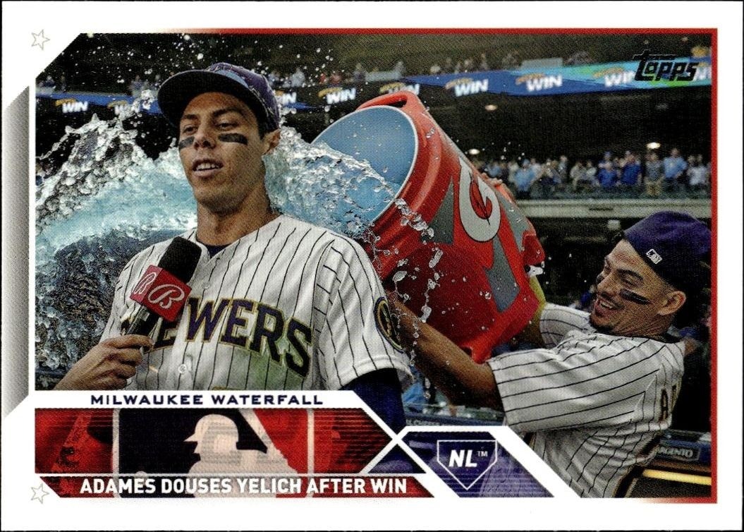 2023 Topps Update Series Christian Yelich #US328 trading card