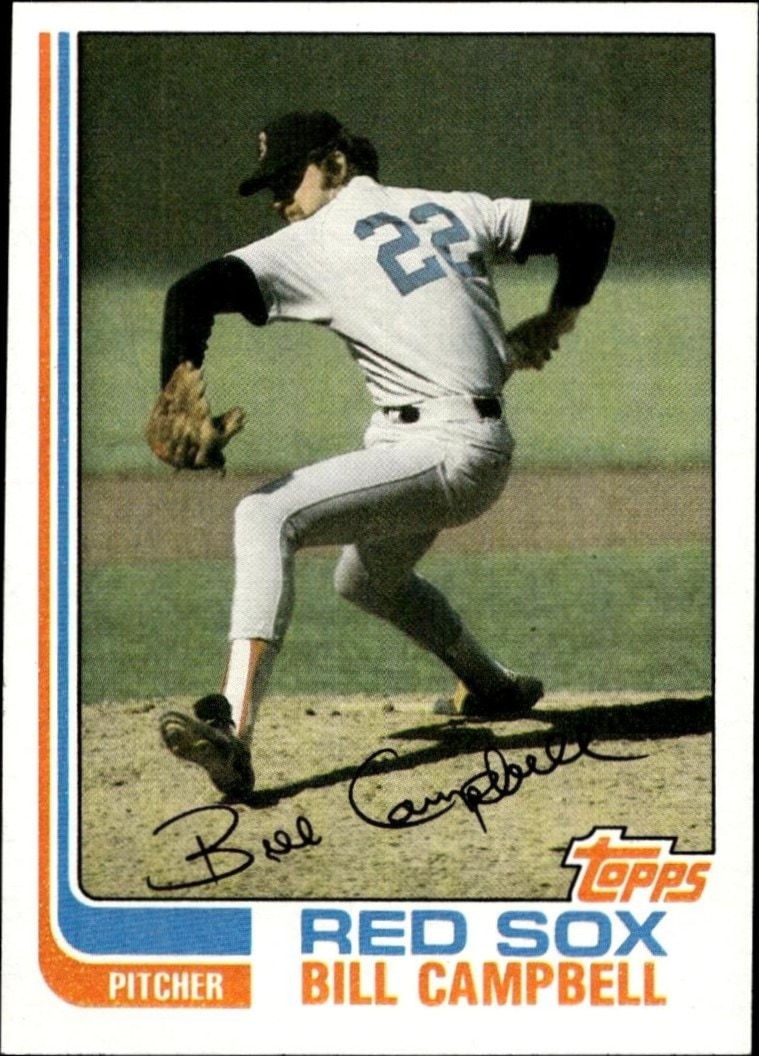 1982 Topps Bill Campbell #619 trading card