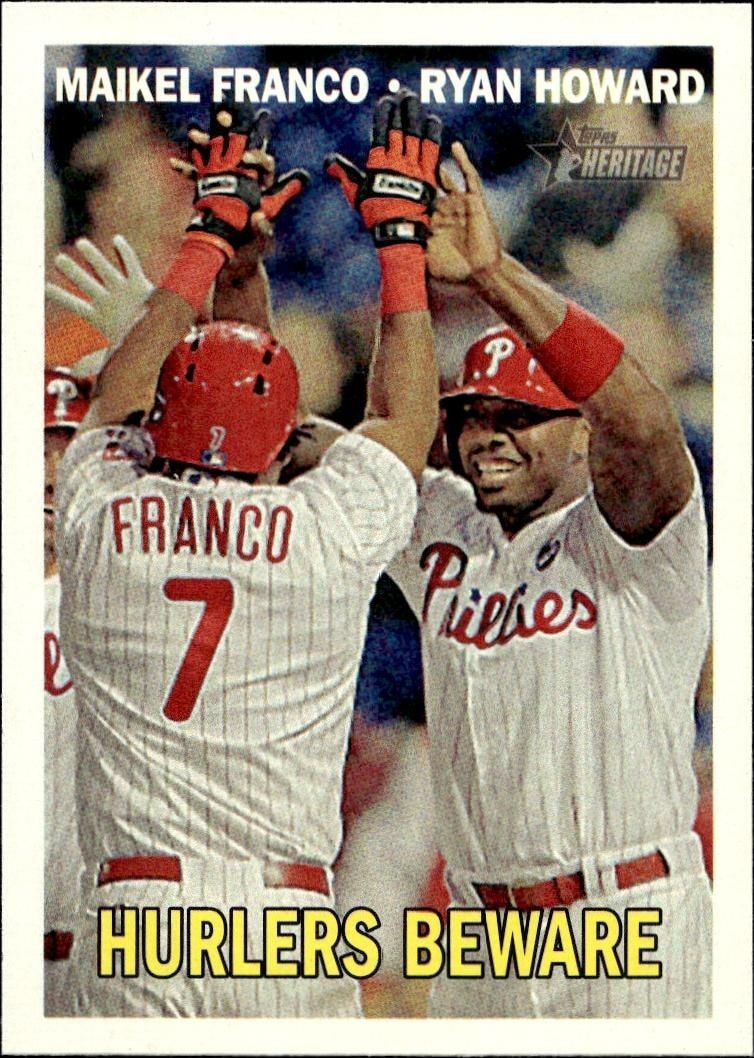 2016 Topps Heritage Maikel Franco #309 trading card