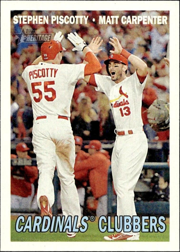 2016 Topps Heritage Stephen Piscotty #63 trading card