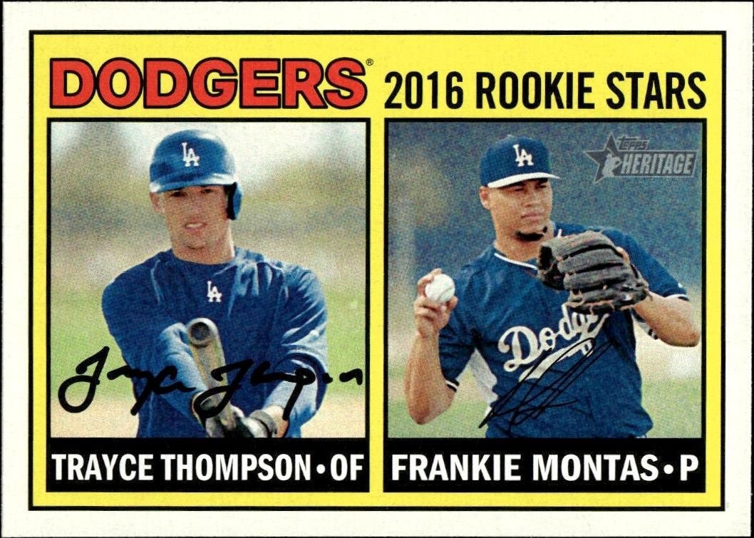 2016 Topps Heritage Trayce Thompson #163 trading card