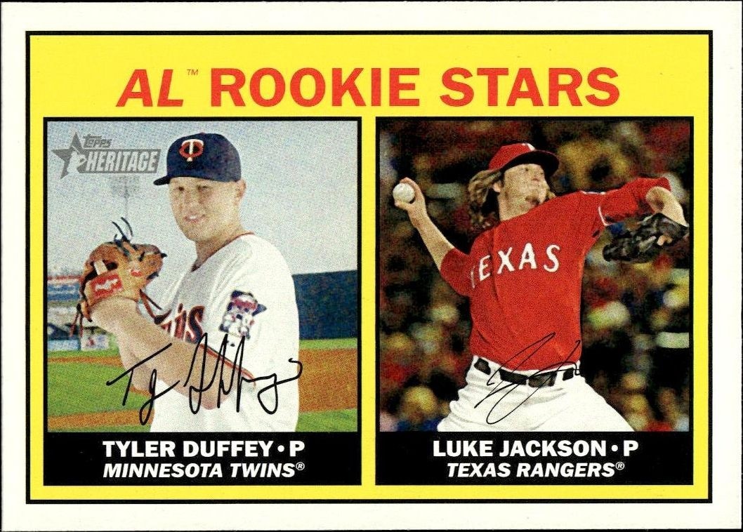 2016 Topps Heritage Tyler Duffey #182 trading card