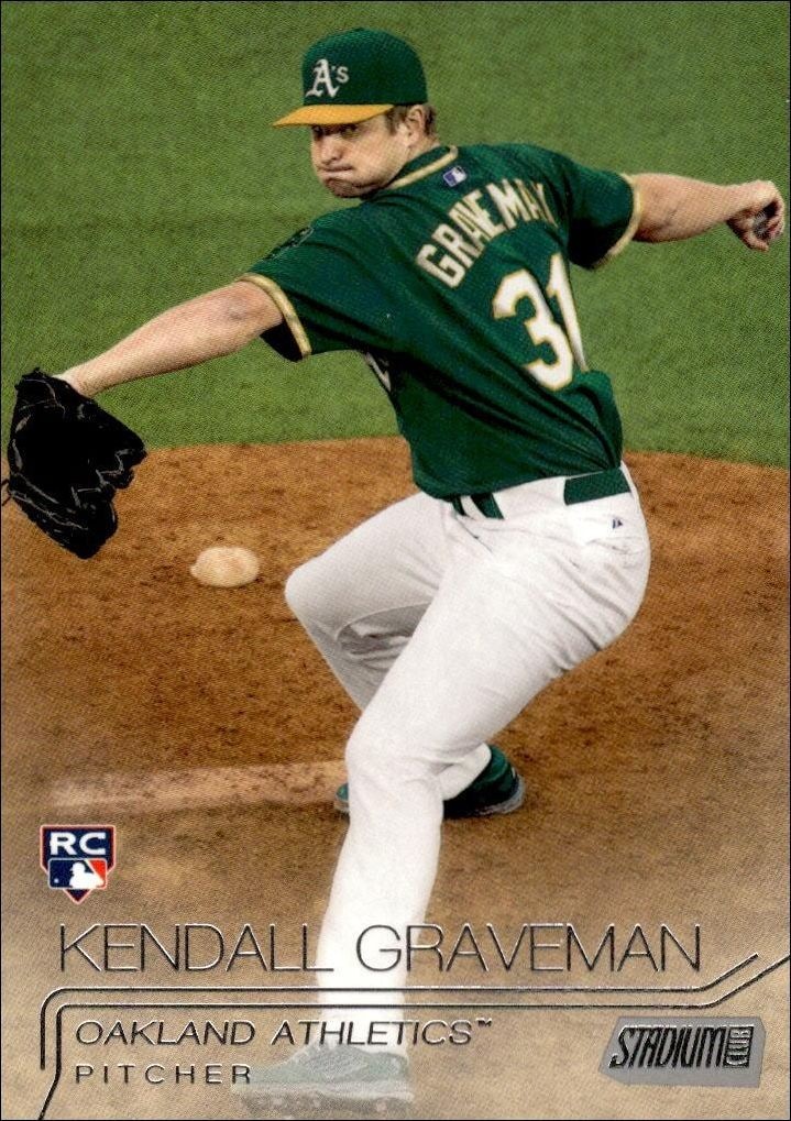 2015 Topps Stadium Club Kendall Graveman #224 trading card