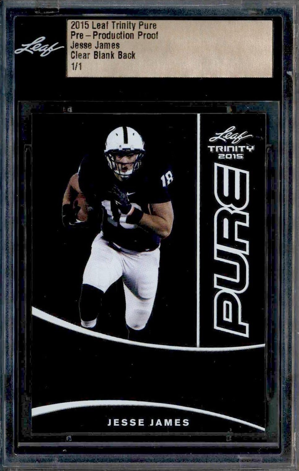 2015 Leaf Trinity Pure Jesse James #1/1 trading card