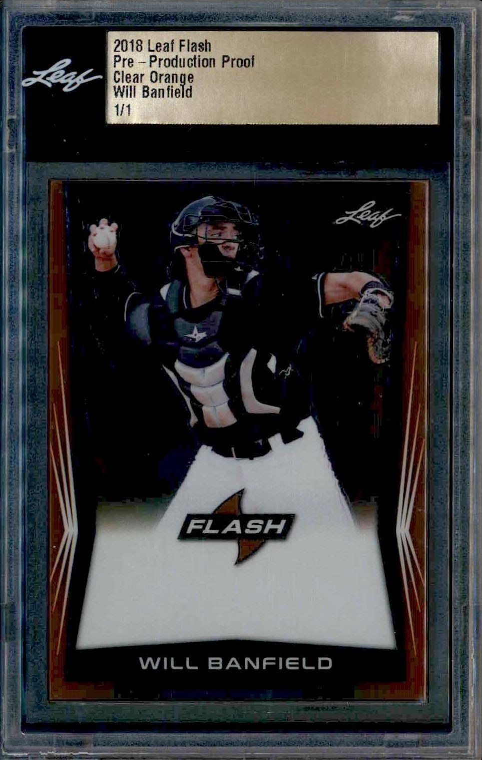 2018 Leaf Flash Will Banfield #1/1 trading card