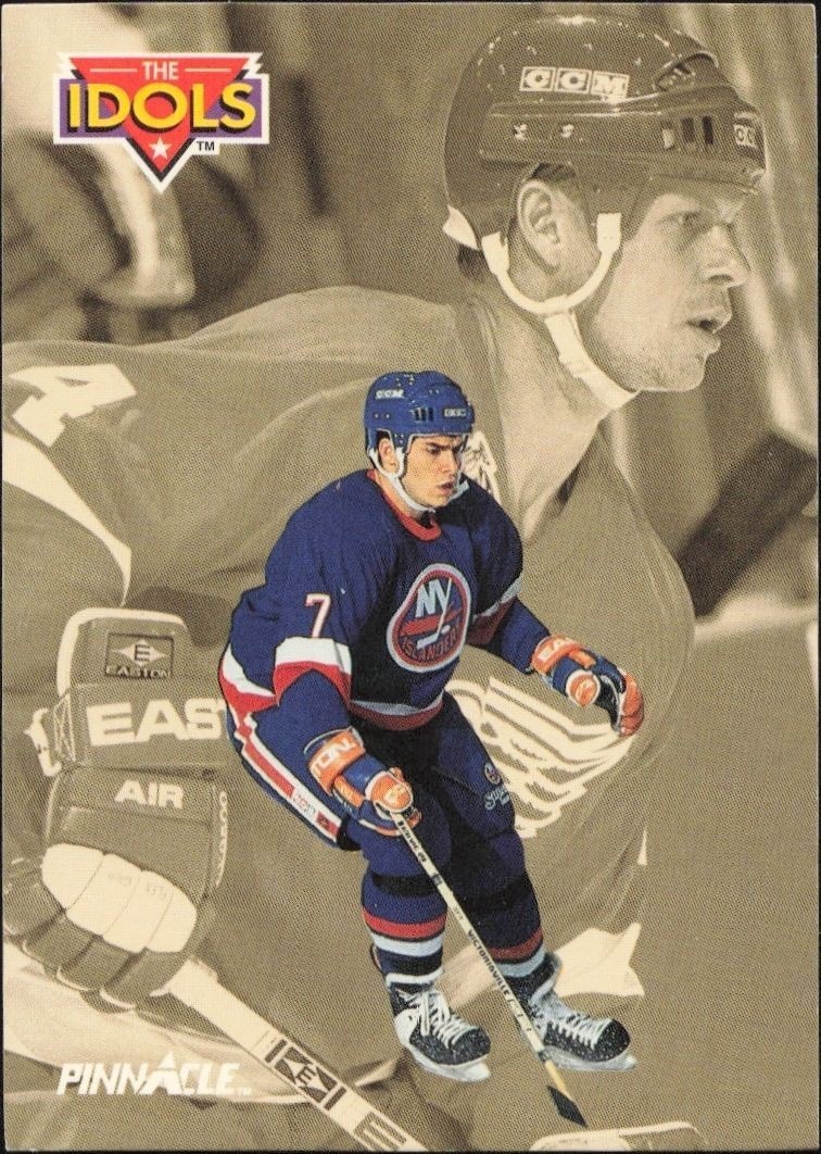1992-93 Pinnacle Scott Lachance #244 trading card