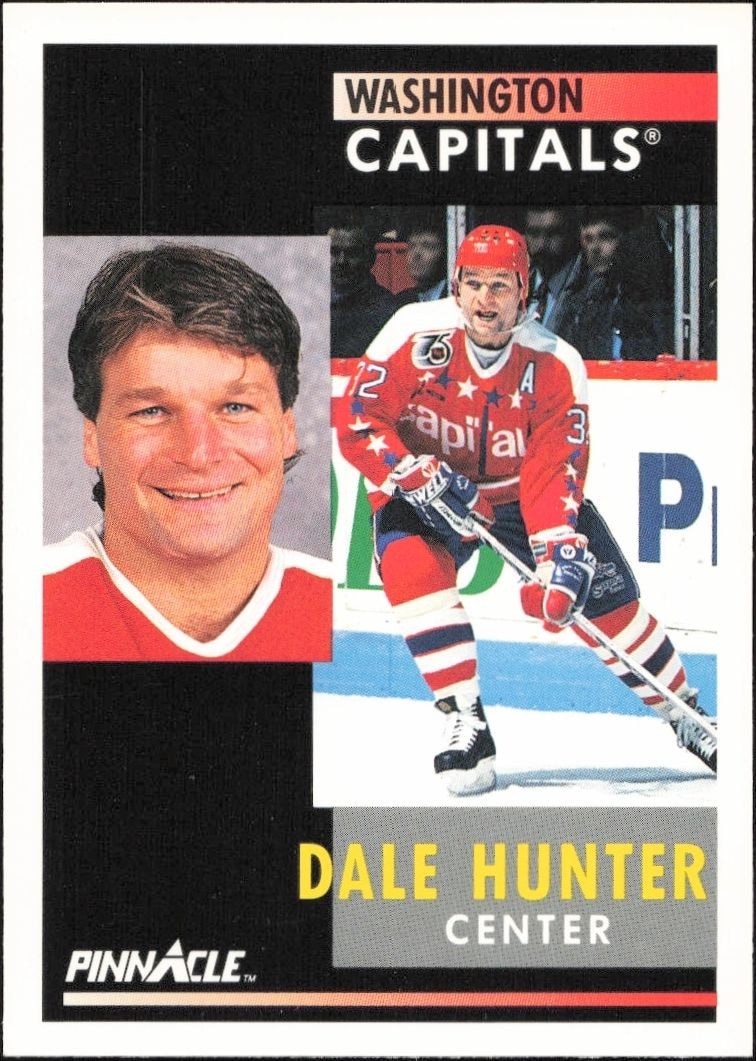 1991-92 Pinnacle Dale Hunter #40 trading card