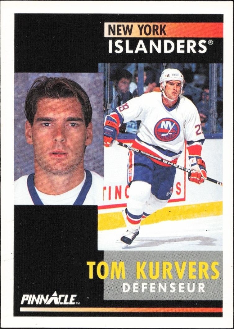 1991-92 Pinnacle Tom Kurvers #7 trading card