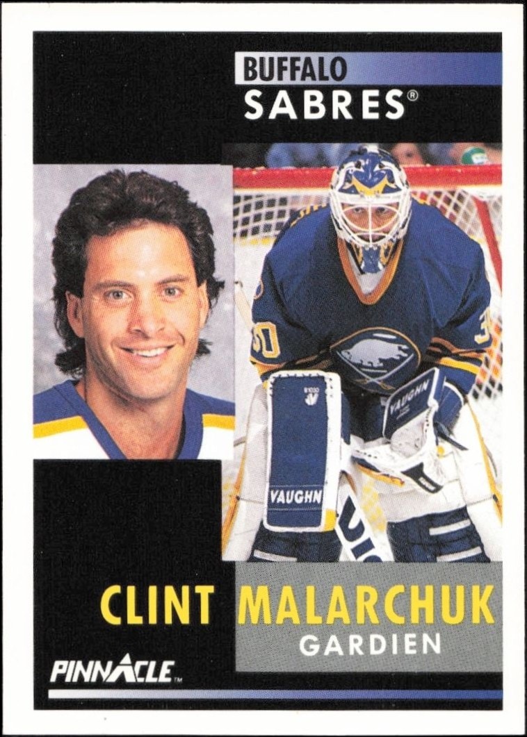 1991-92 Pinnacle Clint Malarchuk #103 trading card