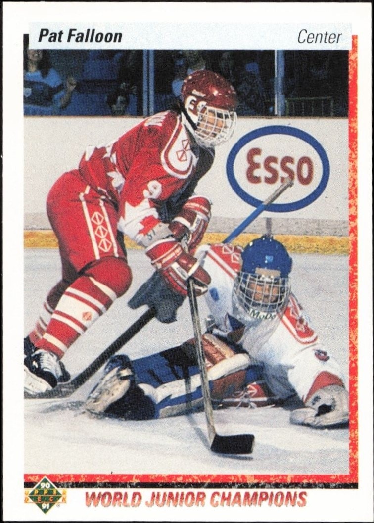 1990-91 Upper-Deck Pat Falloon #469 trading card