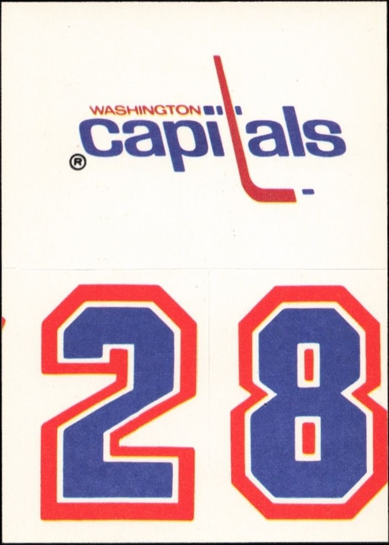 1987-88 Topps Washington Capitals #30 trading card