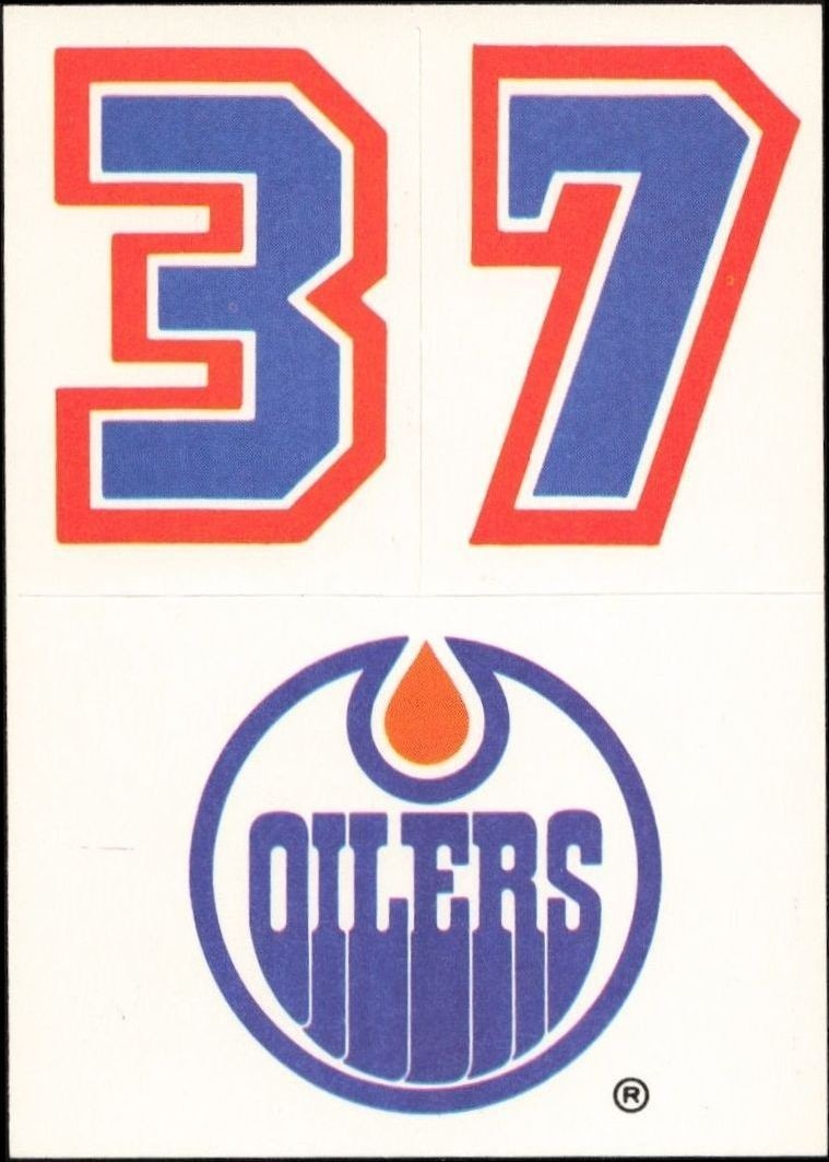 1987-88 Topps Edmonton Oilers #33 hockey trading card front