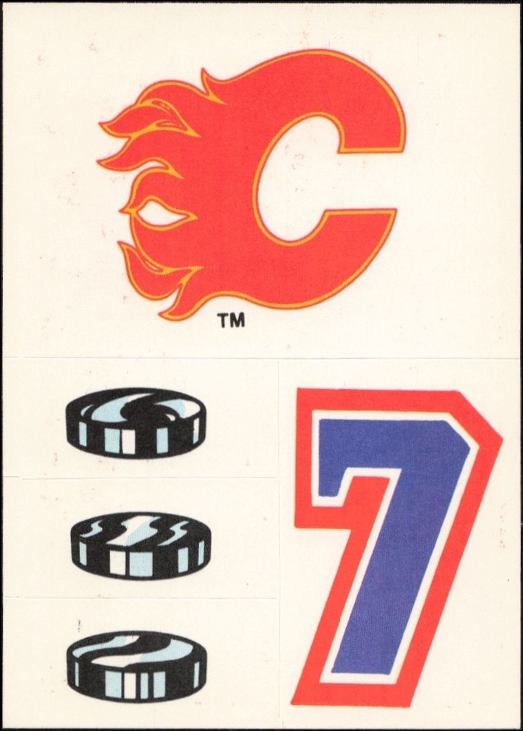 1987-88 Topps Calgary Flames #18 trading card