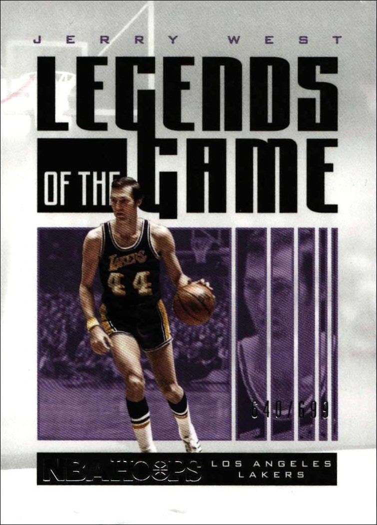 2020-21 Panini NBA Hoops Jerry West #27 trading card