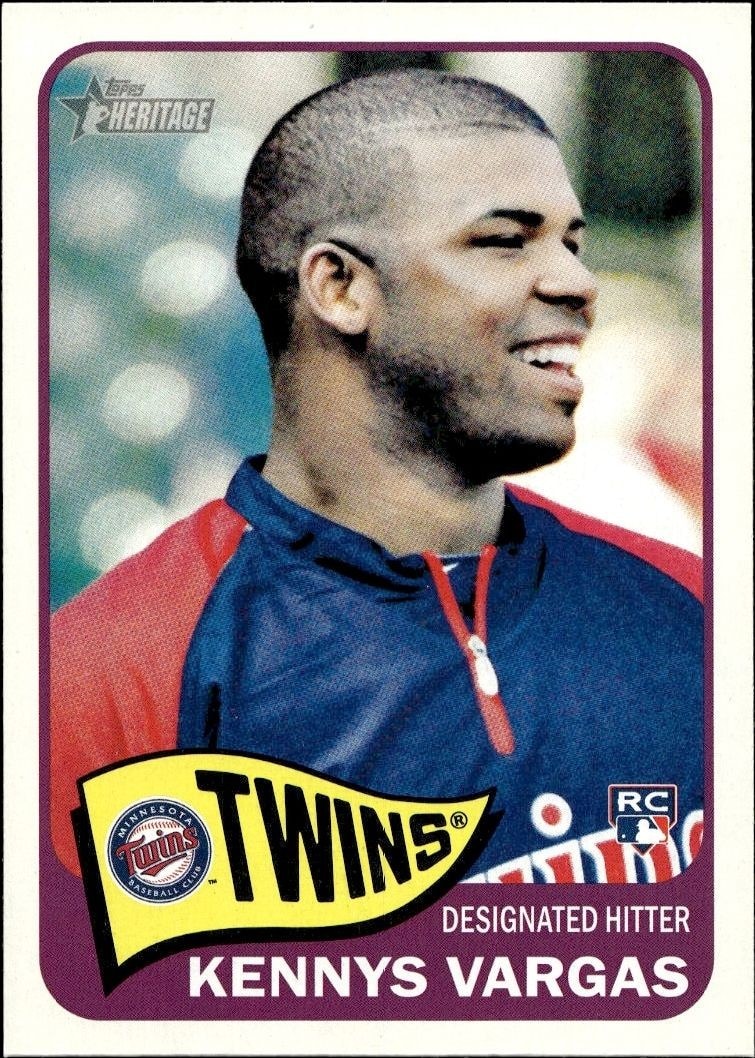 2014 Topps Heritage High Number Kennys Vargas #H566 trading card