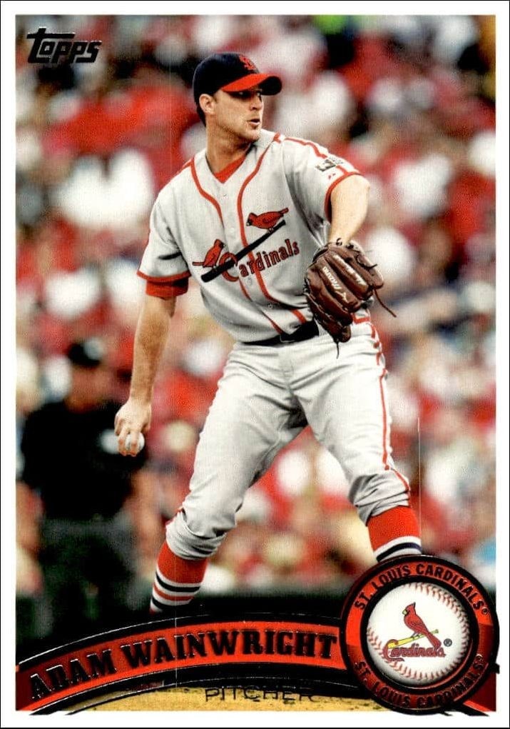 2011 Topps Series 2 Adam Wainwright #645 trading card