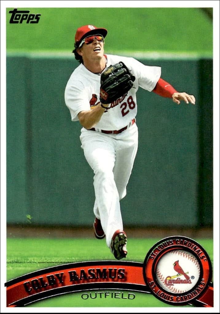 2011 Topps Series 2 Colby Rasmus #448 trading card