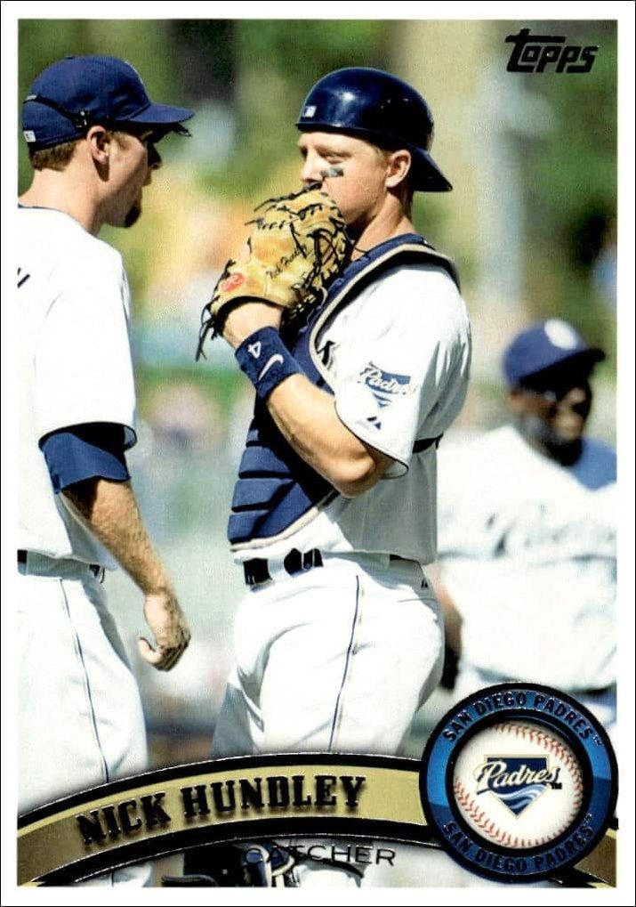 2011 Topps Series 2 Nick Hundley #384 trading card