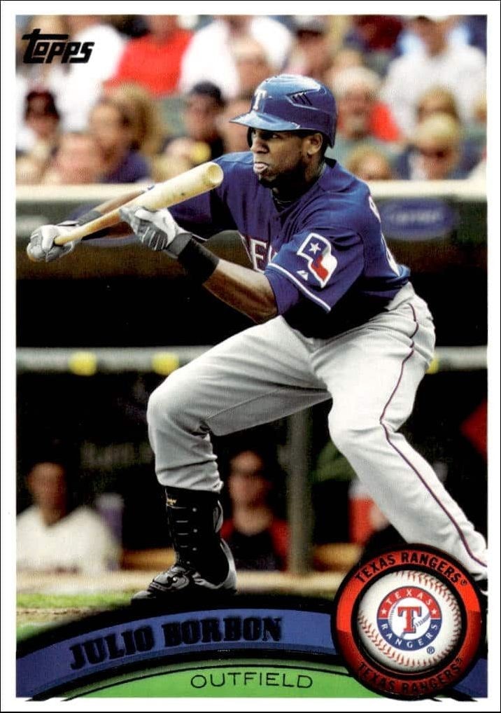 2011 Topps Series 1 Julio Borbon #8 trading card