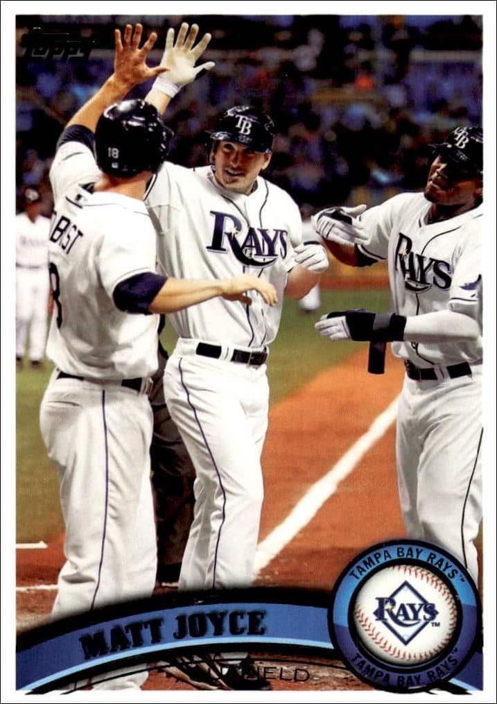 2011 Topps Series 1 Matt Joyce #55 trading card