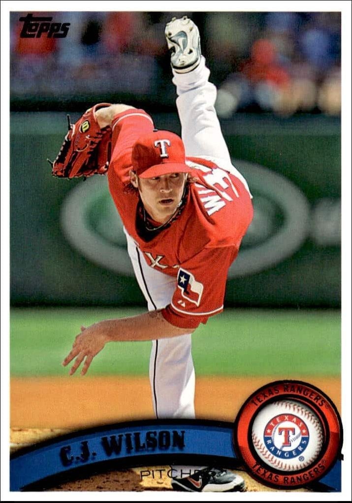 2011 Topps Series 1 C.J. Wilson #323 trading card
