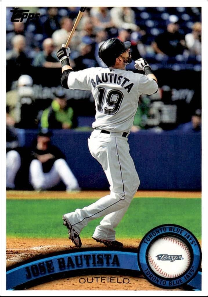 2011 Topps Series 1 Jose Bautista #216 trading card