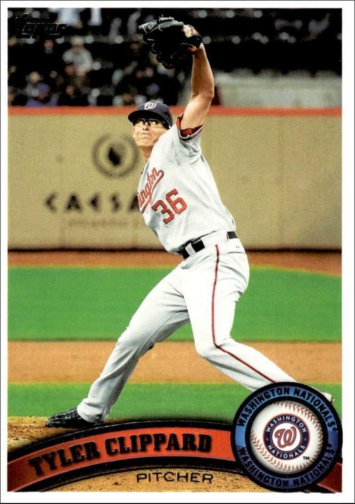 2011 Topps Series 1 Tyler Clippard #74 trading card