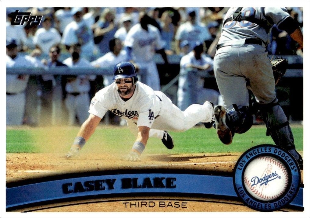 2011 Topps Series 1 Casey Blake #158 trading card