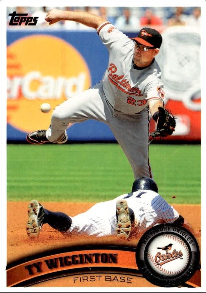 2011 Topps Series 1 Ty Wigginton #205 trading card