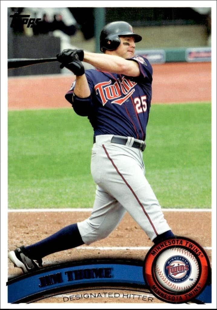 2011 Topps Series 1 Jim Thome #253 trading card