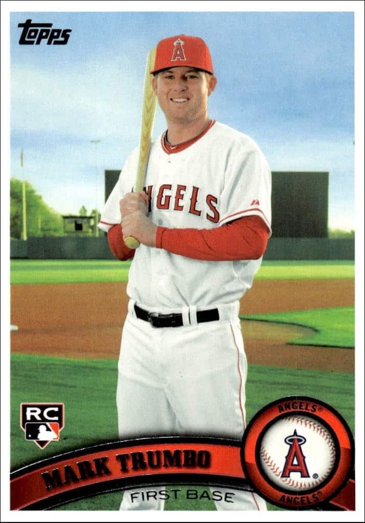 2011 Topps Series 1 Mark Trumbo #57 trading card