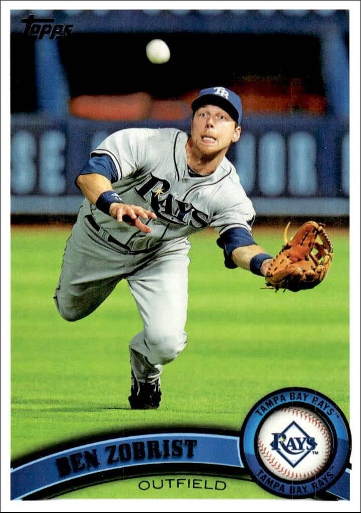 2011 Topps Series 1 Ben Zobrist #27 trading card